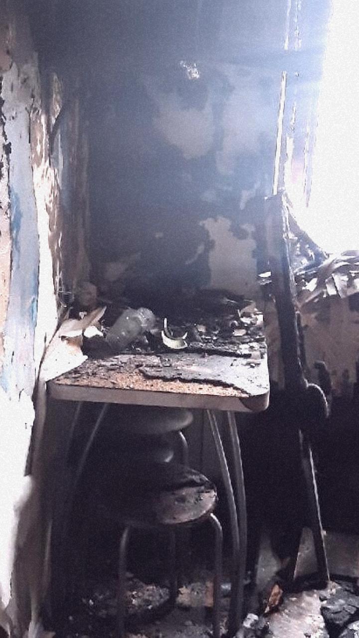 Молния вызвала пожар в Удмуртии
