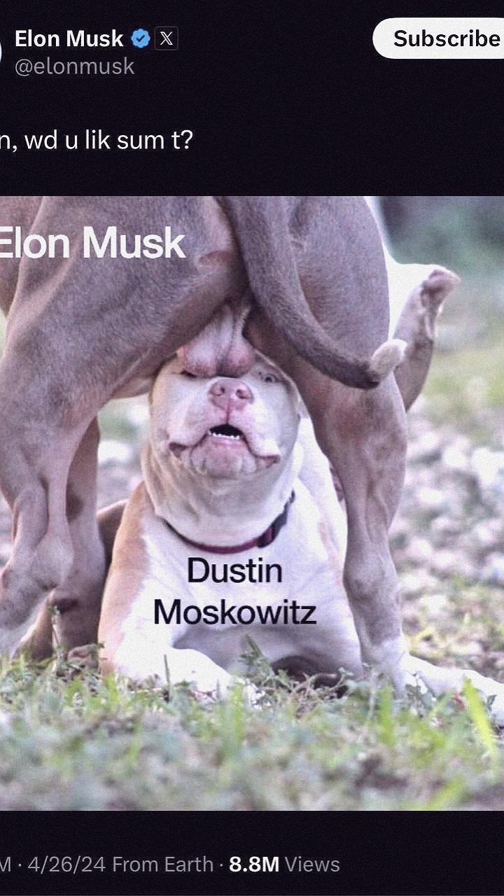 Илон Маск и Дастин Московиц: конфликт вокруг Tesla