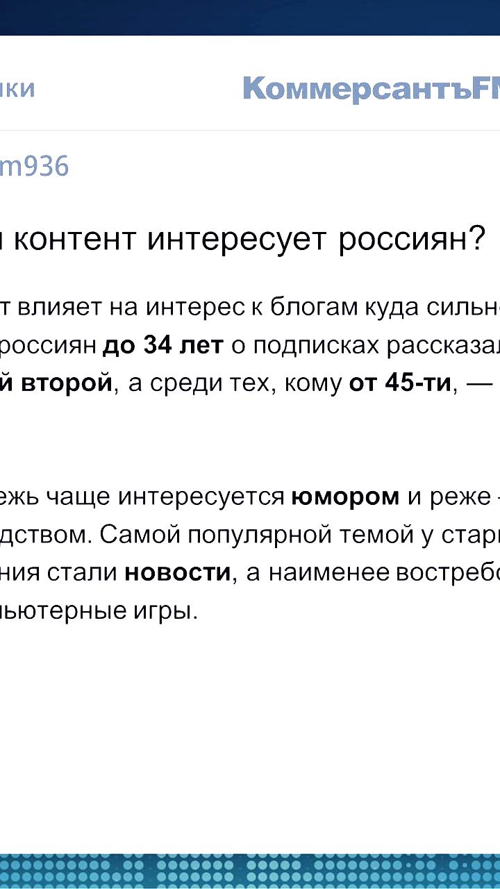 Популярность блогеров в России: кто и где пользуется большим спросом