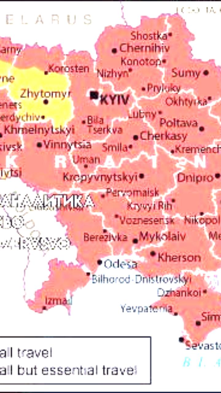Британия рекомендует избегать поездок в Украину и приграничные районы