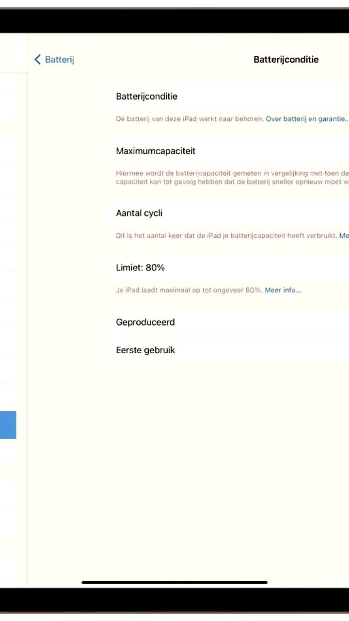 Новые iPad отображают количество циклов заряда аккумулятора, как iPhone 15