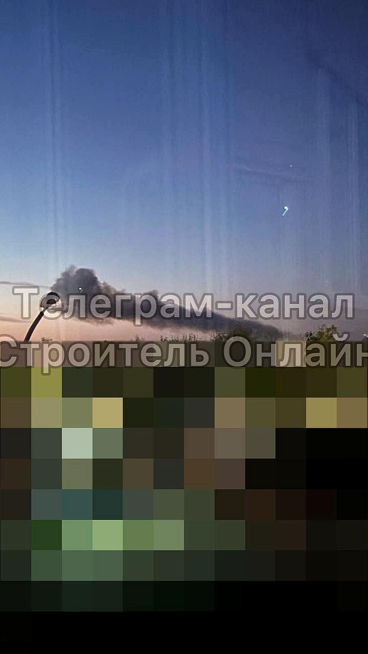 Взрывы и дым в Яковлевском округе