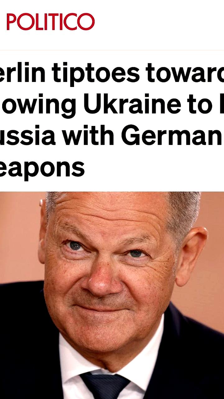 Шольц разрешает Украине удары по России