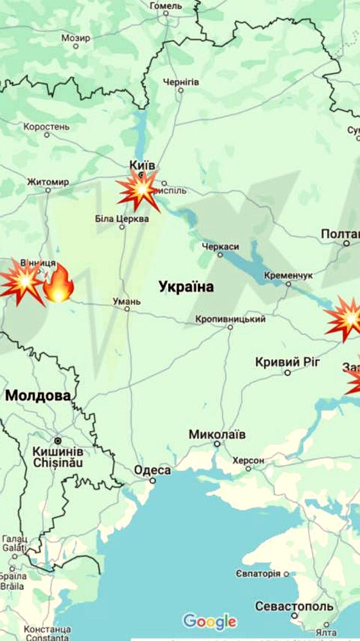 Вооруженные силы РФ атаковали украинские энергообъекты