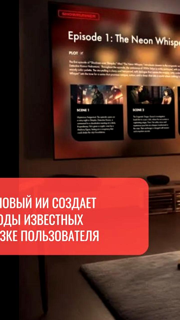 Showrunner: новый стриминг с участием искусственного интеллекта