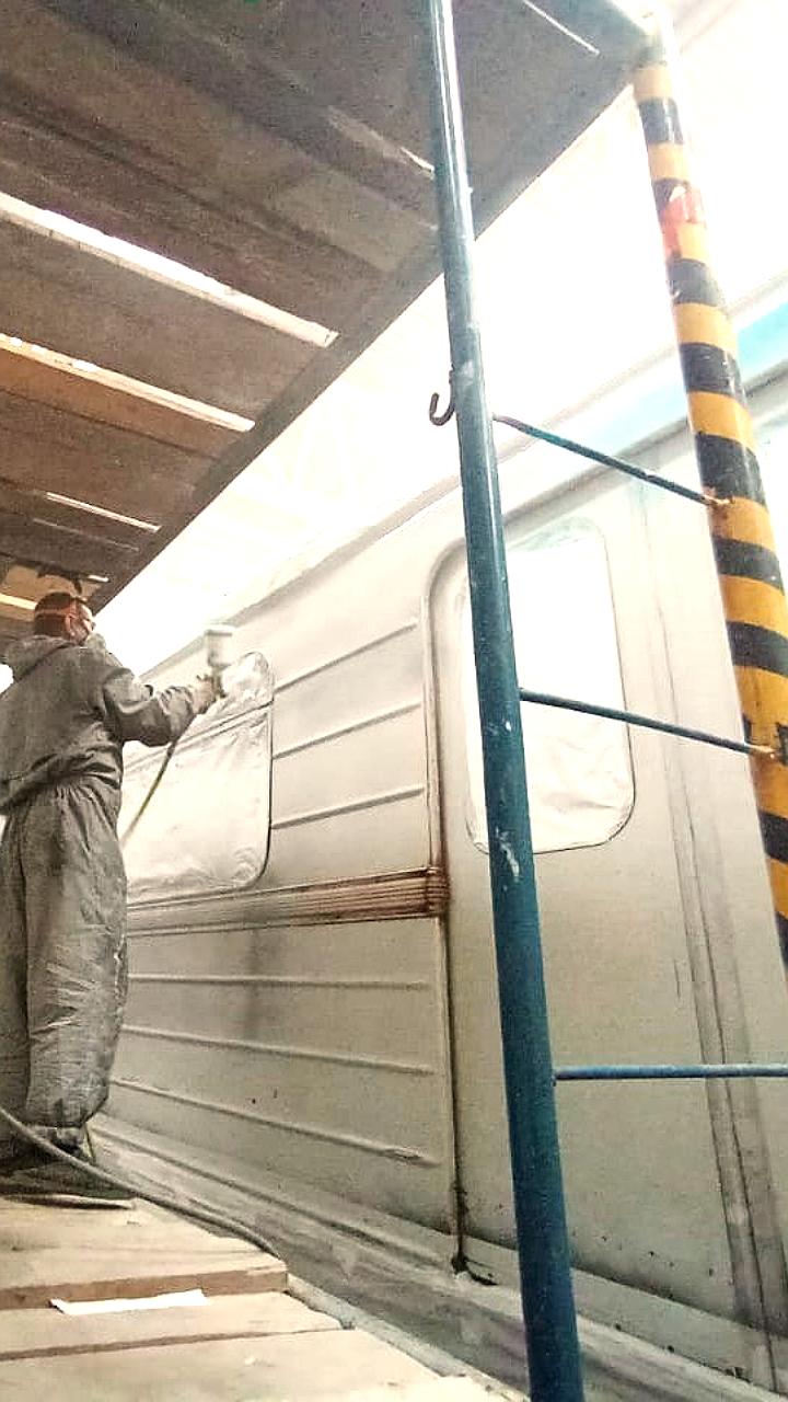 Обновленный поезд в казанском метро к Играм БРИКС