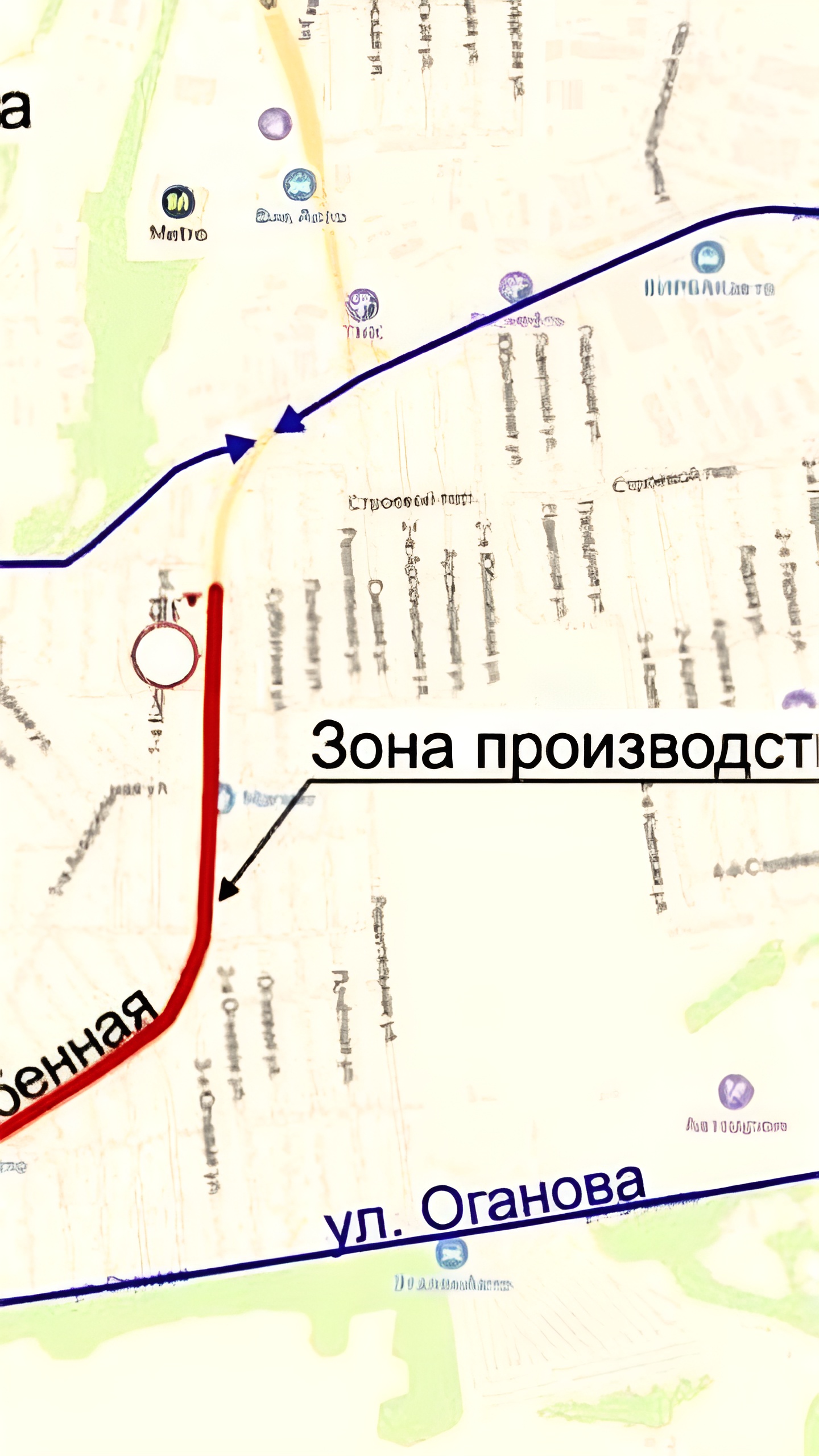 Ограничение движения на улице Особенной в Ростове