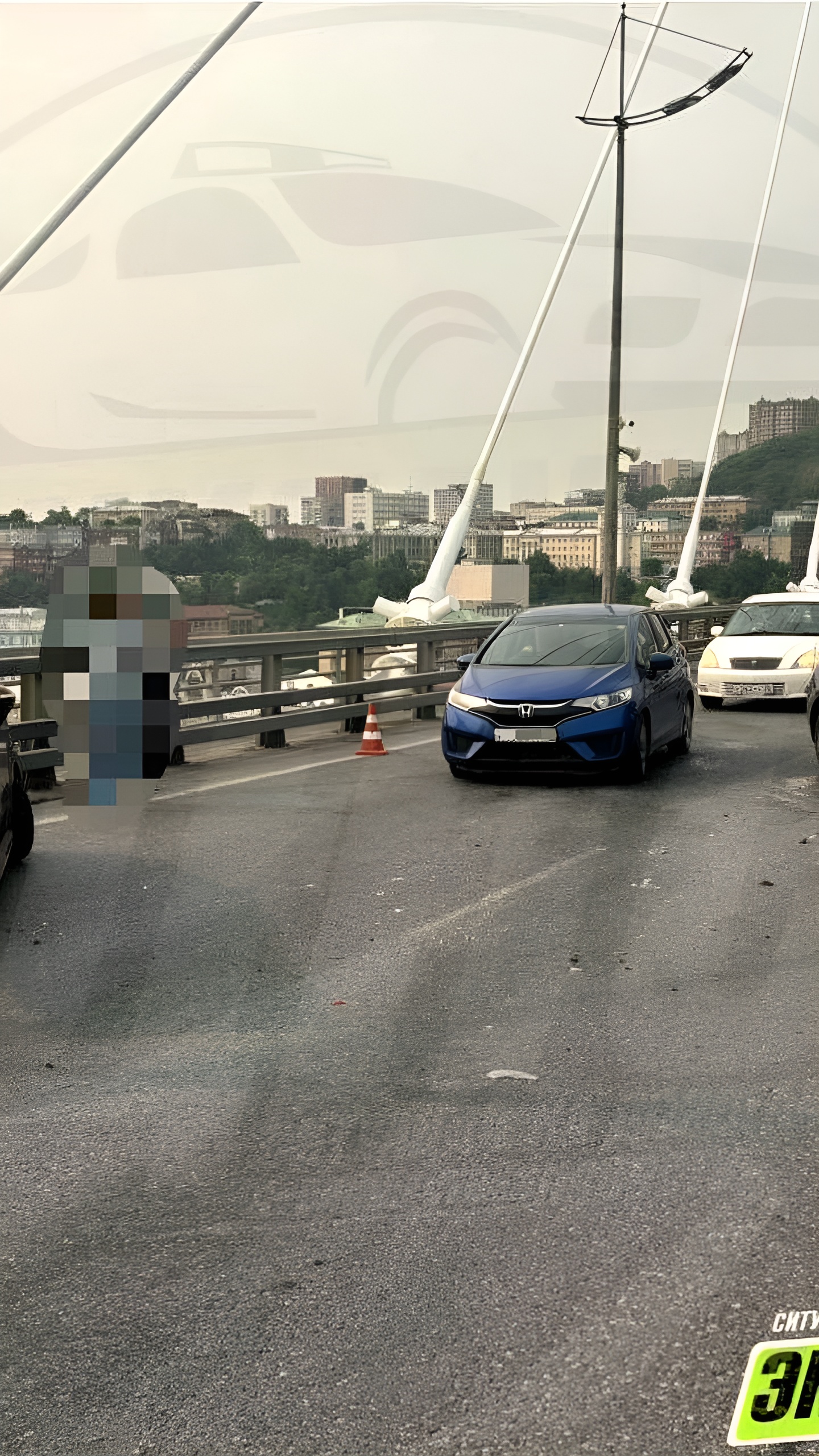 ДТП на Золотом мосту во Владивостоке