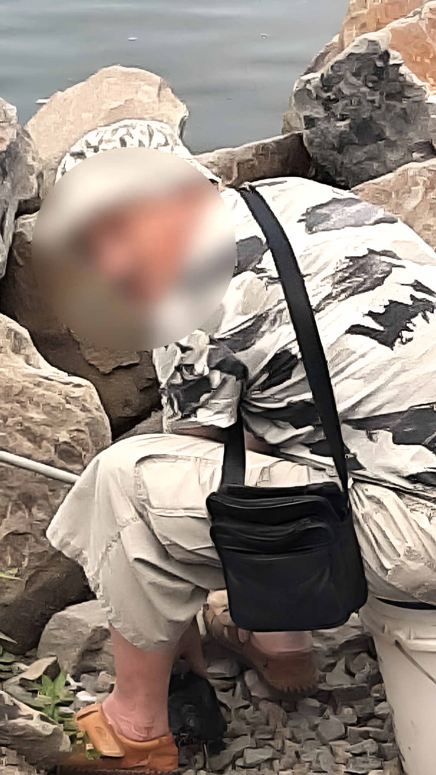 Во Владивостоке на озере Сафонова рыбак поймал черепаху на удочку