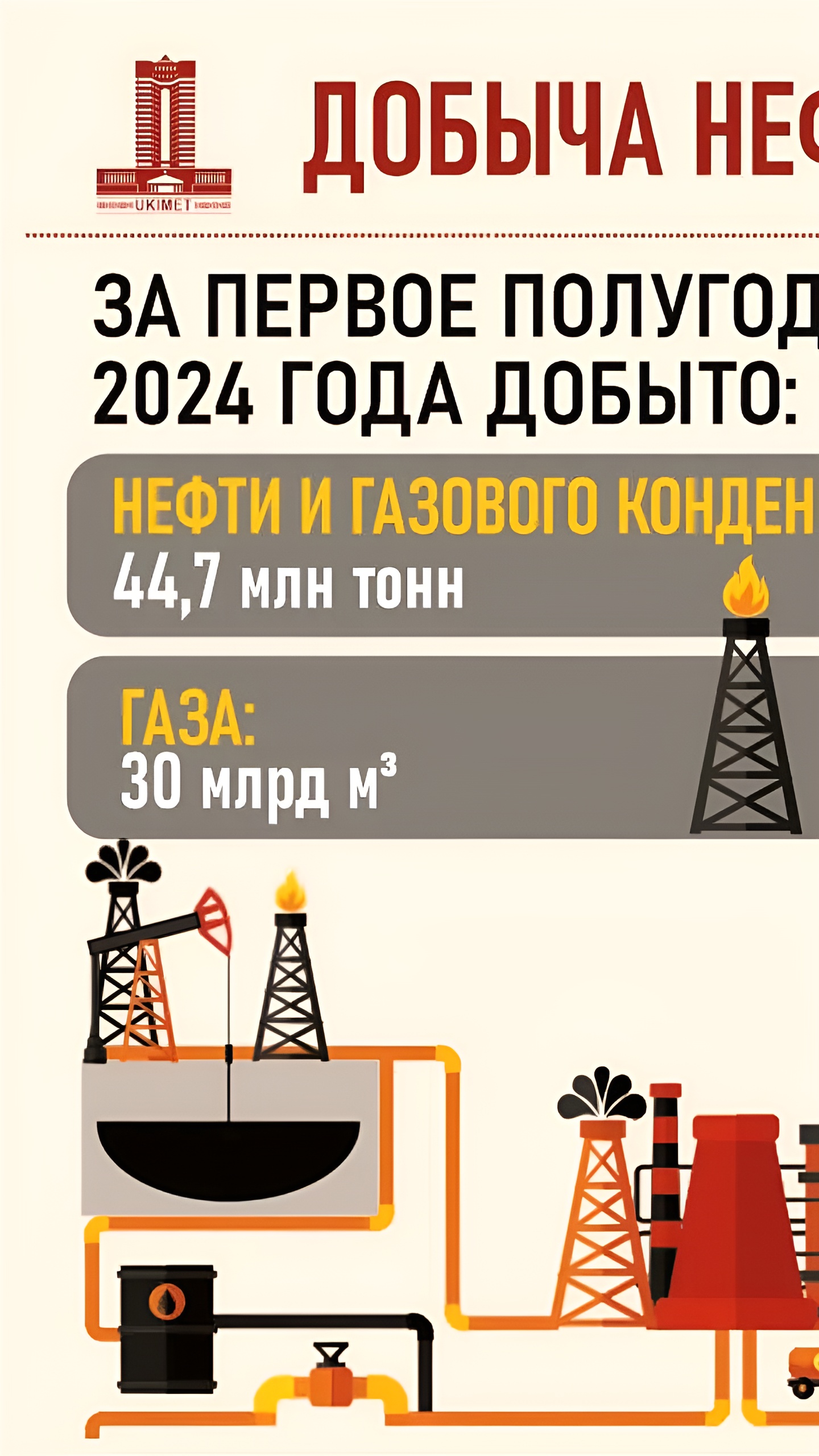 Казахстан оцифровал учет 95,8% добываемой нефти и планирует расширение месторождений