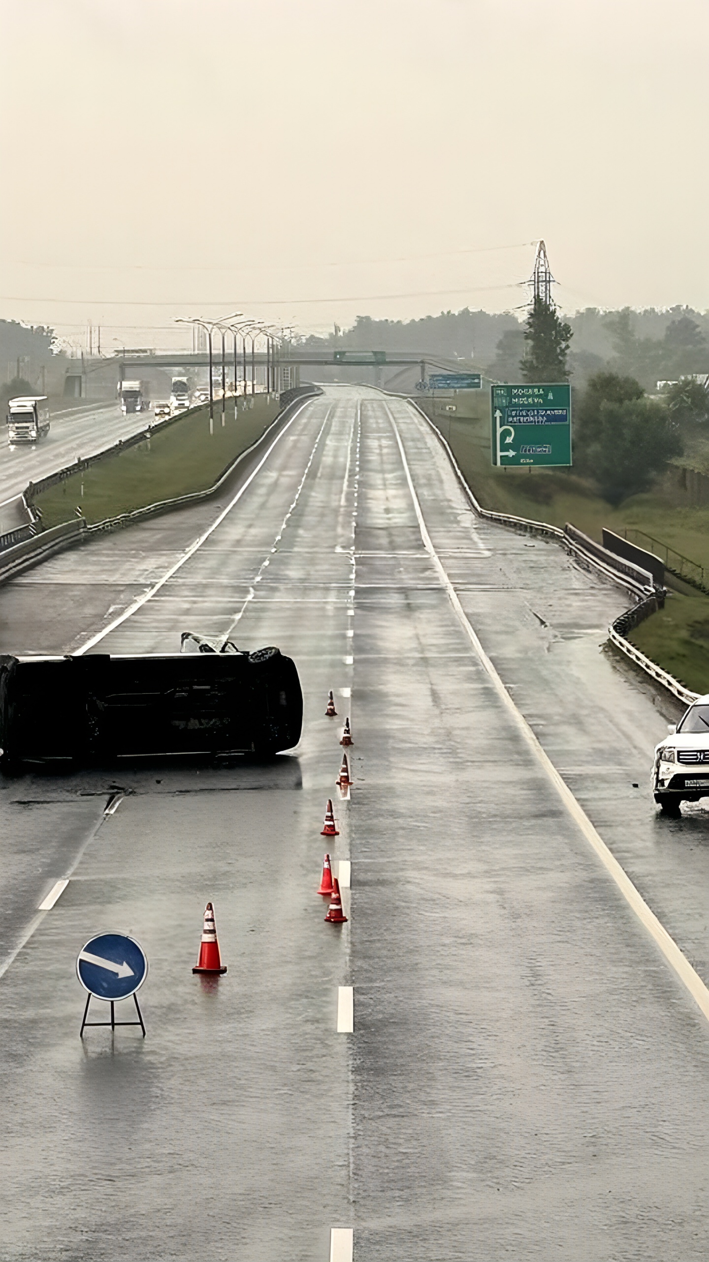 Столкновение микроавтобуса и автомобиля в Подмосковье: пять пострадавших