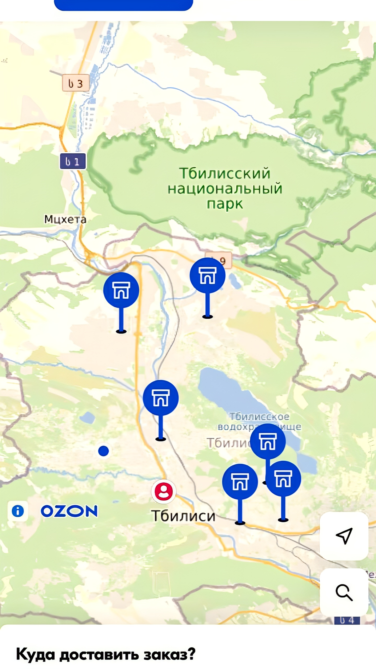 Ozon запускает доставку товаров в Грузию с пунктами выдачи в нескольких городах