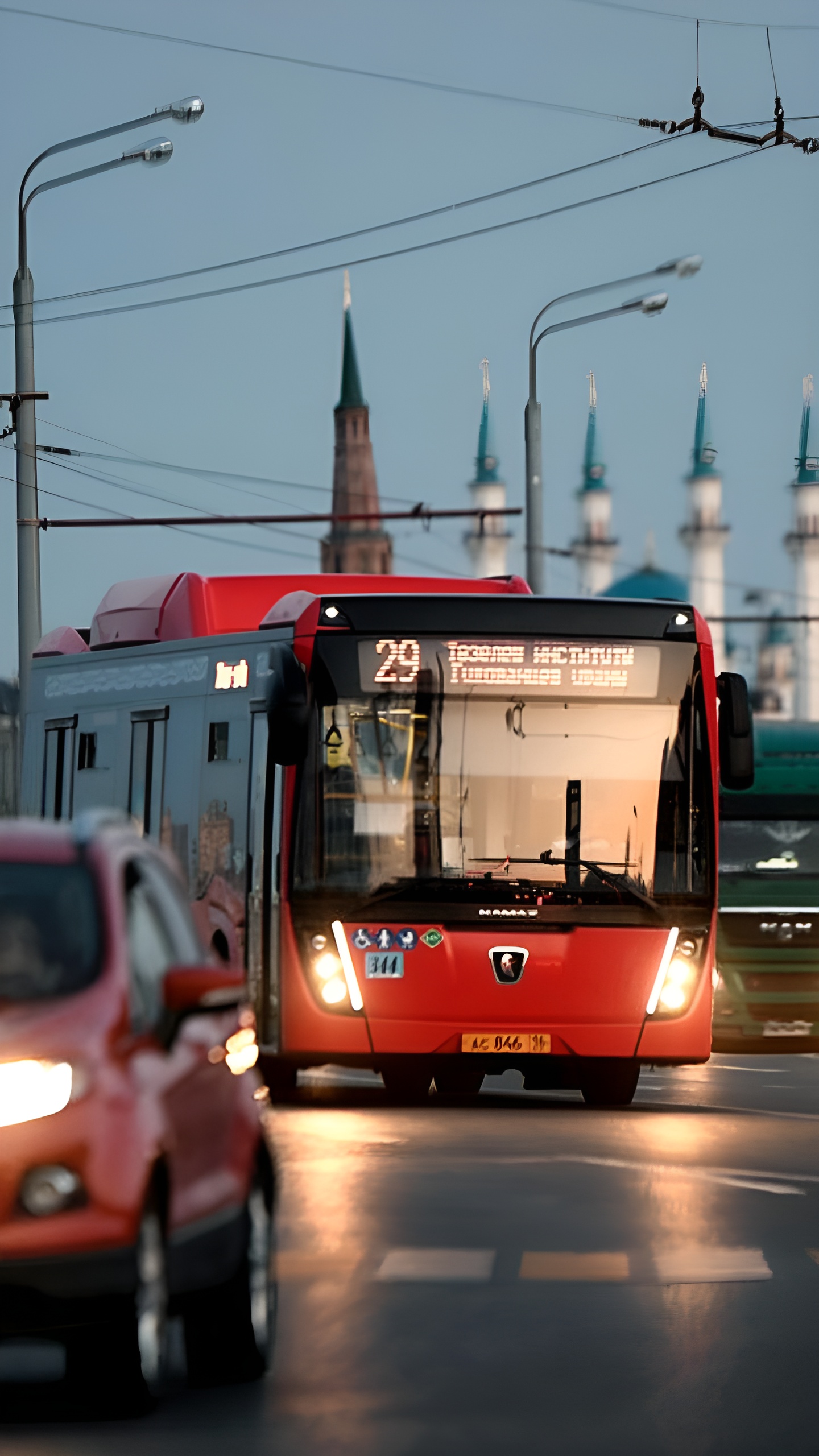 Специальная транспортная подача в Казани в день выборов