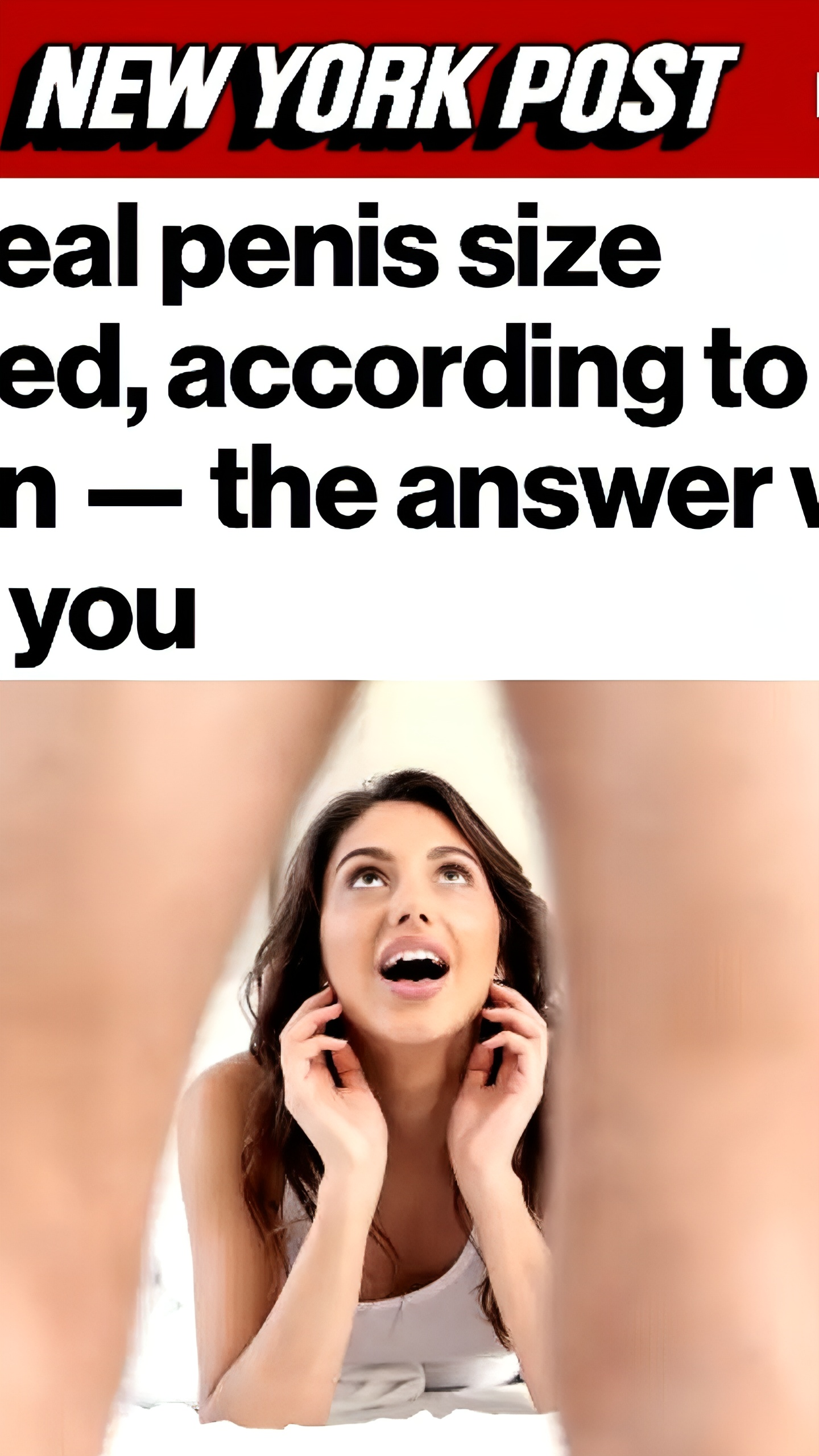 Исследование: идеальный размер пениса по мнению женщин составляет 14 см в длину и 11 см в обхвате