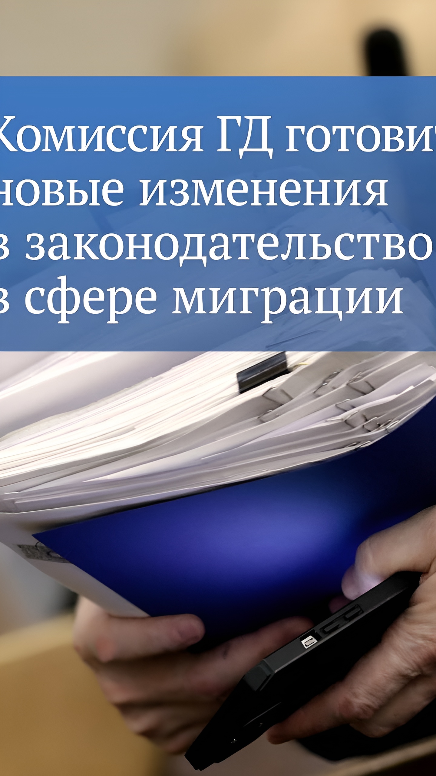 Госдума готовит изменения в миграционное законодательство, заявила Ирина Яровая