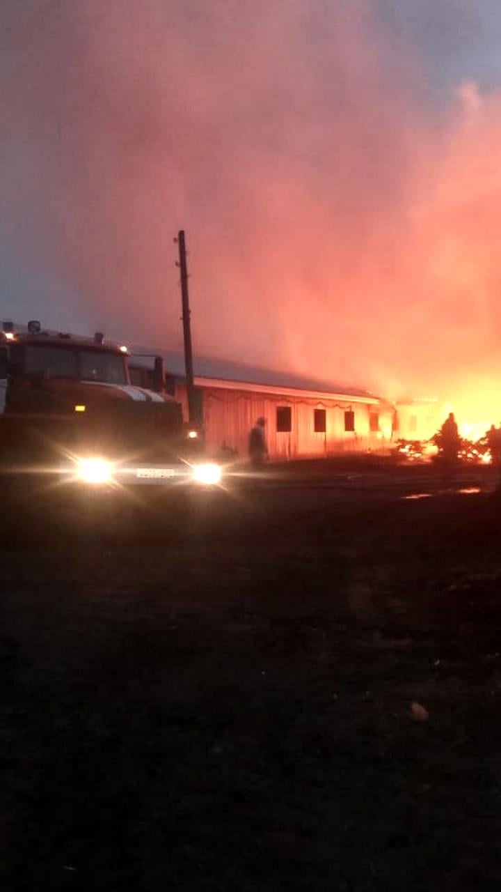 Пожар в овощехранилище Обоянского района: ликвидация и возможный поджог