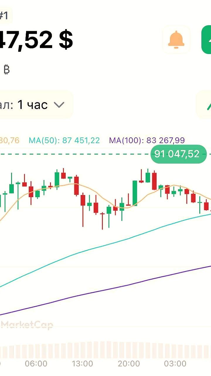 Биткоин достиг $91,000, приближаясь к рекорду в $100,000