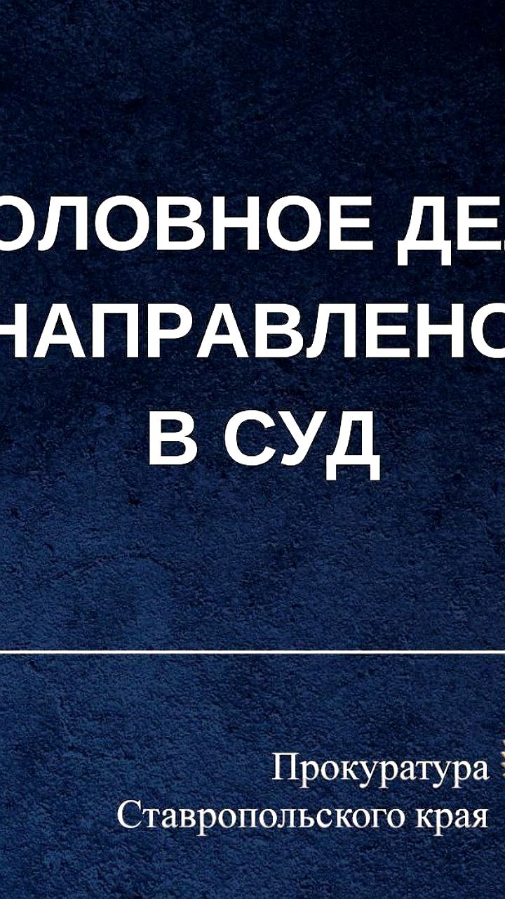 Уголовные дела об уклонении от уплаты налогов направлены в суды Нефтекумска и Клину