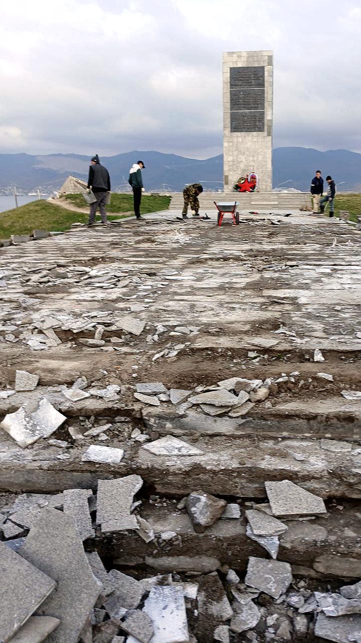 В Новороссийске началась реставрация мемориала «Малая Земля»