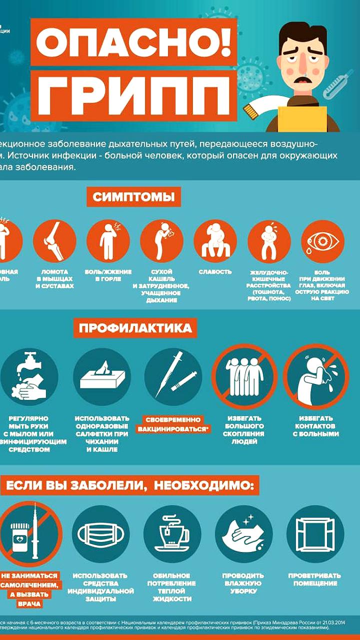 В Приморье и Тыве продолжается вакцинация и профилактика гриппа