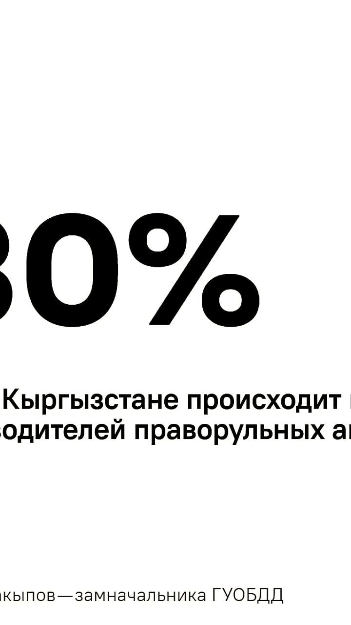 Замначальник ГУОБДД Кыргызстана сообщает о высоком уровне аварийности из-за праворульных автомобилей