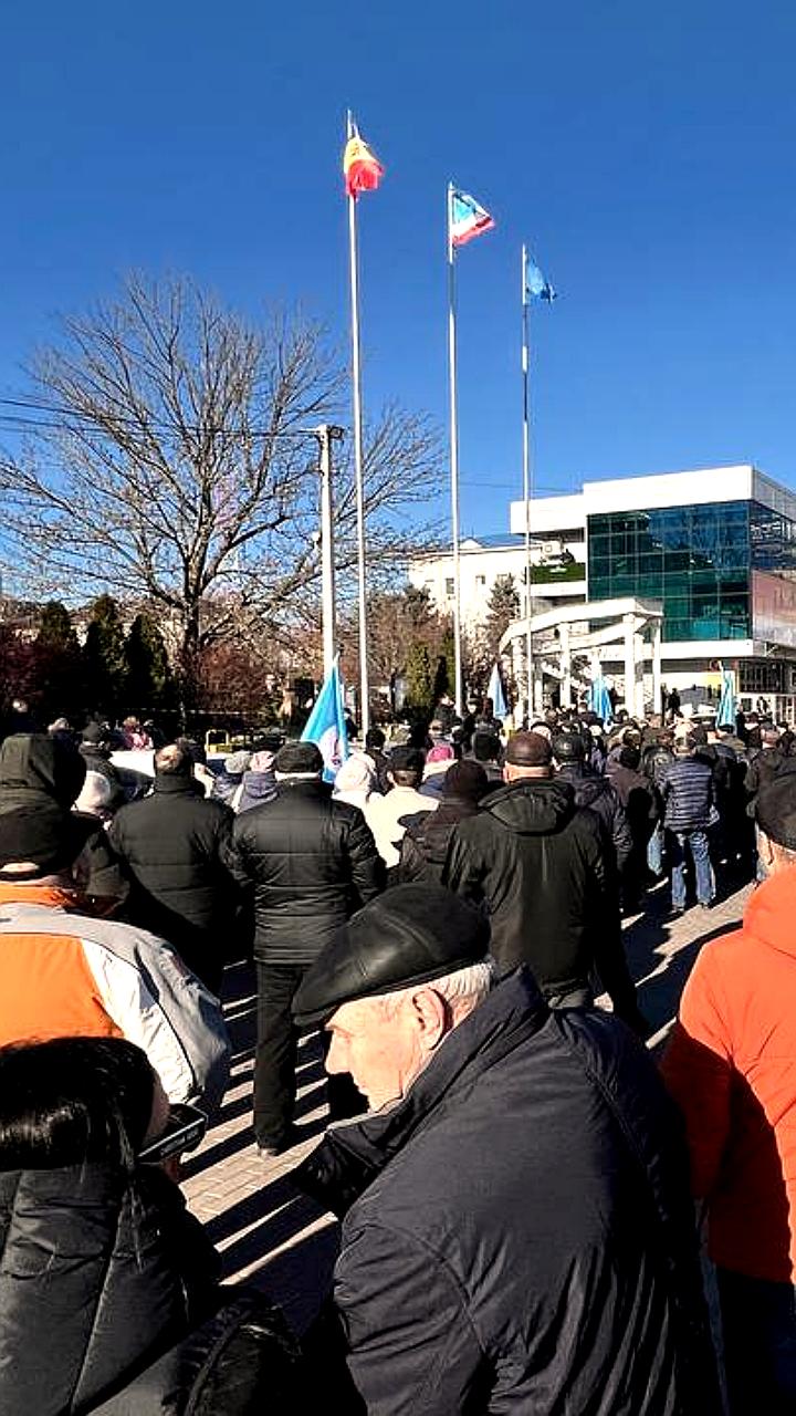 Митинг в Комрате: полиция препятствовала жителям Гагаузии