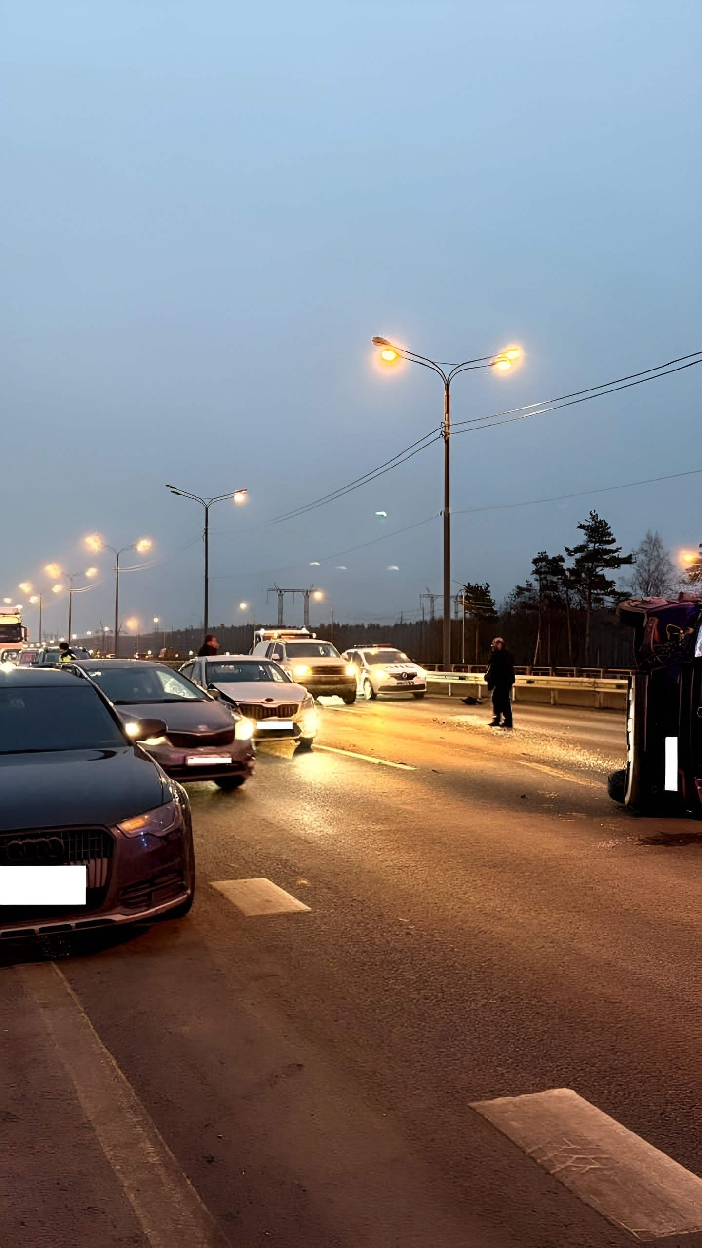 Авария с автомобилем скорой помощи в Подмосковье: никто не пострадал