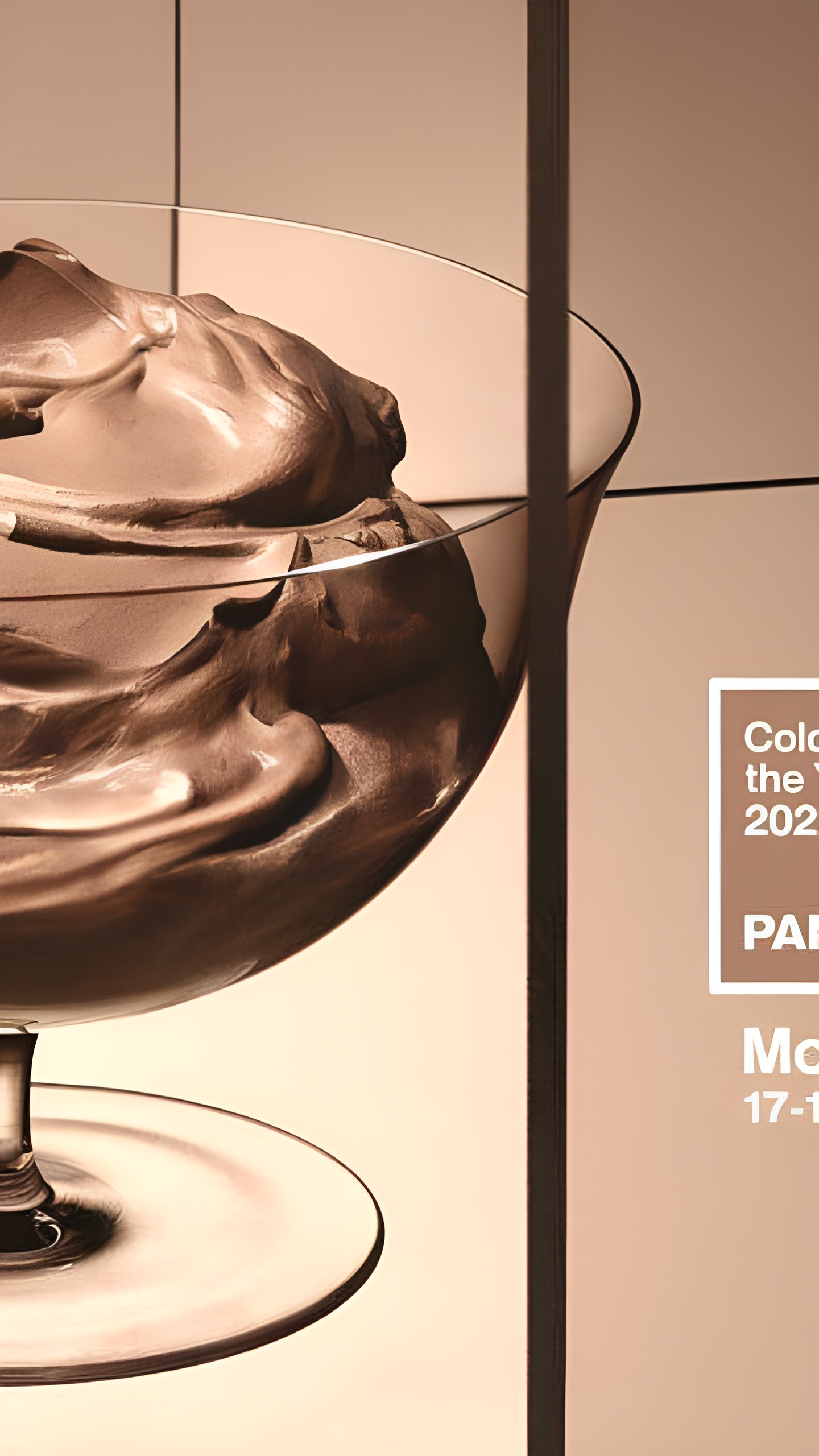 Pantone объявил цвет года 2025 — шоколадный мокко мусс