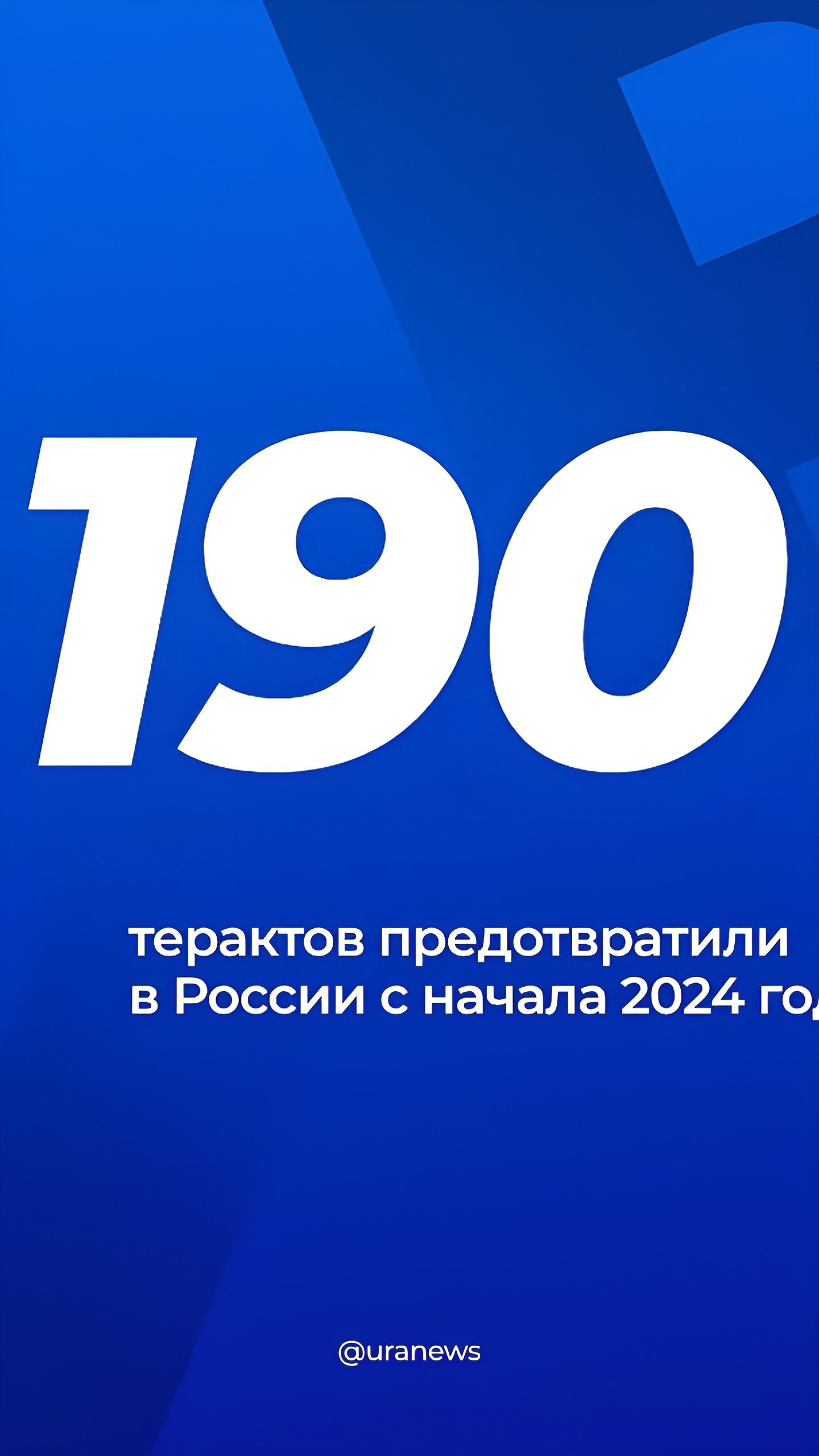 В России предотвращено 190 терактов в 2024 году, задержаны более 1,7 тыс. подозреваемых