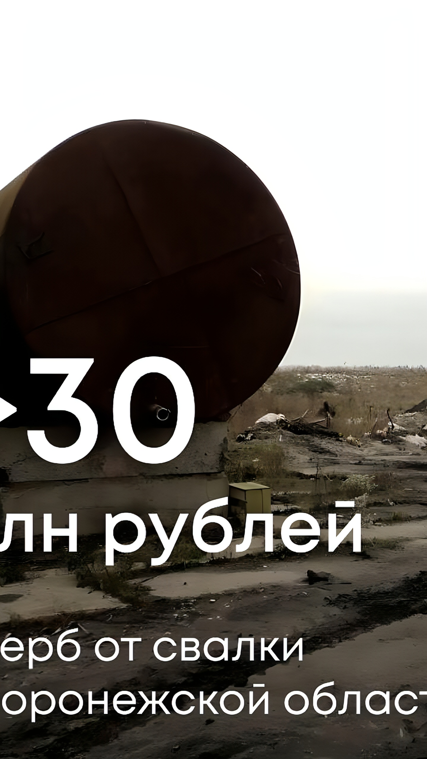 Росприроднадзор требует от администрации Рамонского района более 30 млн рублей за ущерб почвам