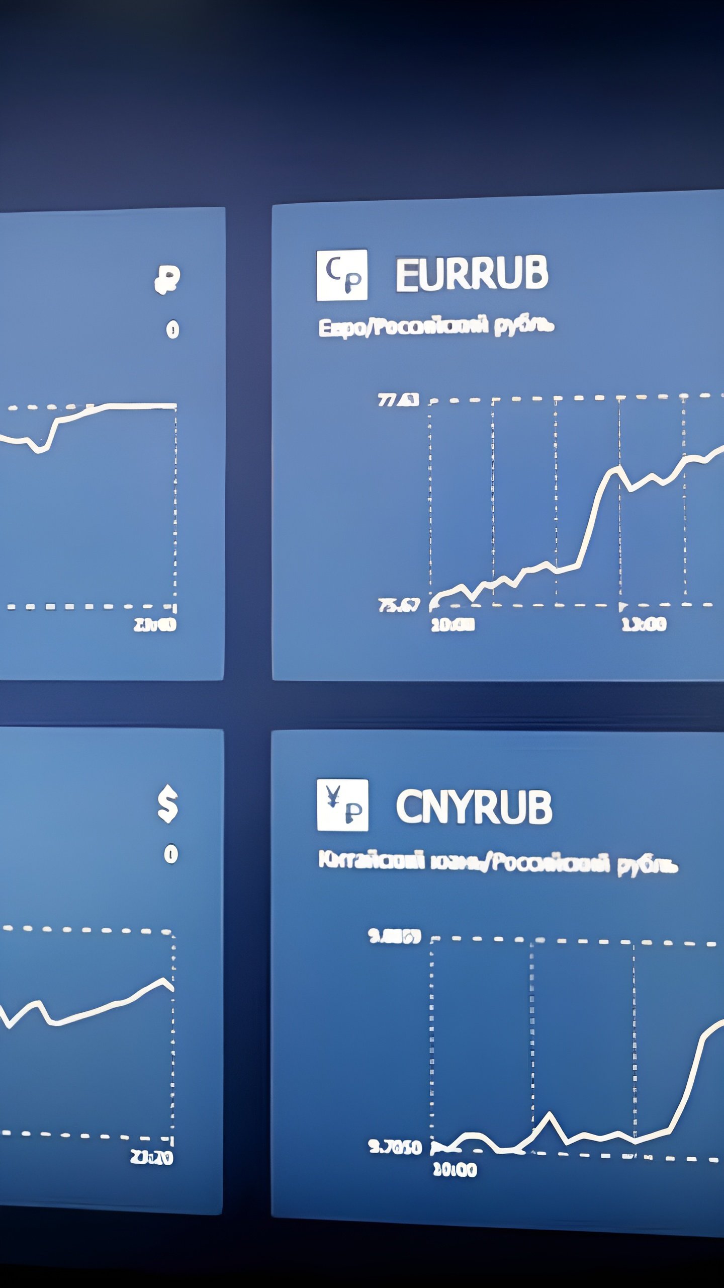 Курс китайского юаня и рубля колеблется на Московской бирже