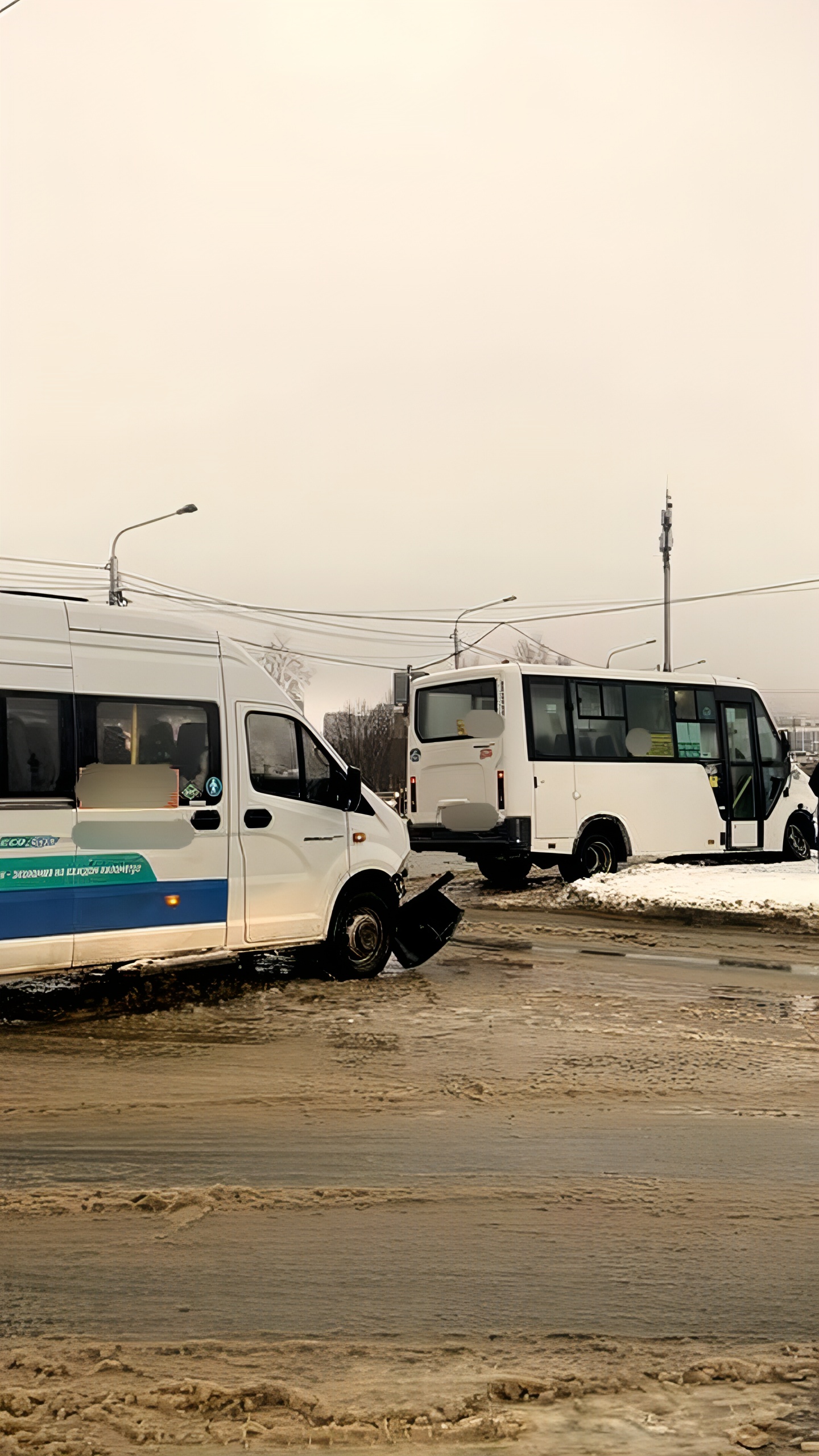 В Ставрополе произошло ДТП с маршрутками, пострадавших нет
