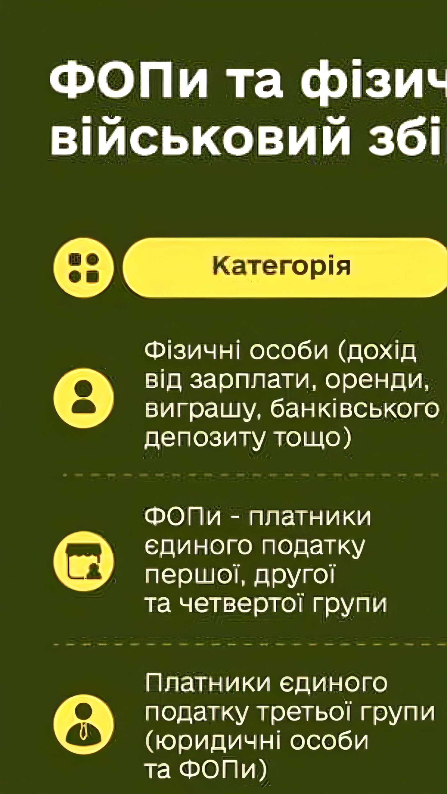 Минфин Украины вводит новый военный сбор для граждан и предпринимателей