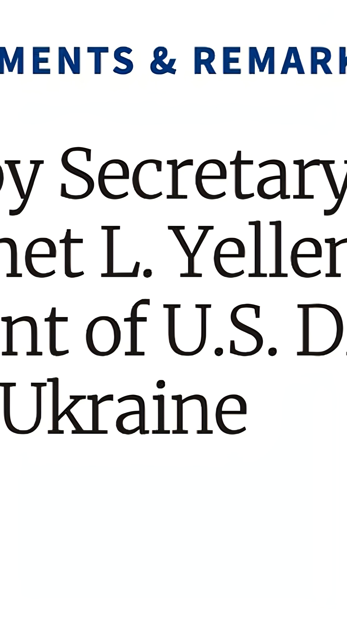 США завершили использование бюджетной помощи Украине на 2024 год, сообщает глава Минфина Йеллен