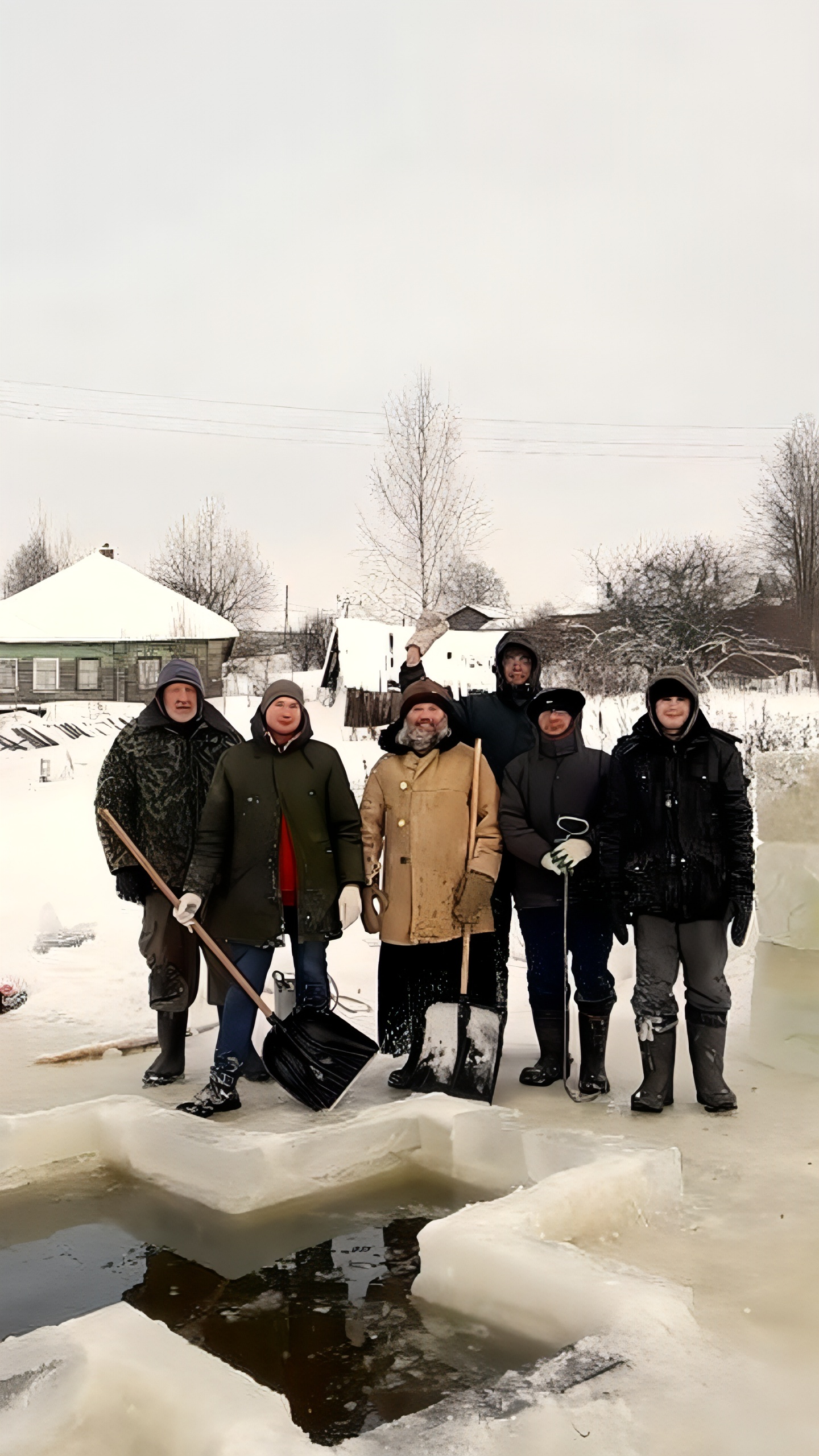 Освящение воды в Вятской епархии в день Крещения Господня