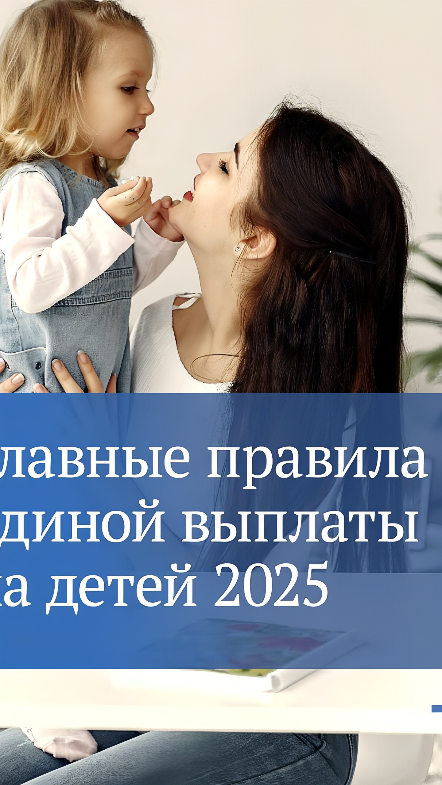 Изменения в правилах получения единого пособия на детей с 2025 года