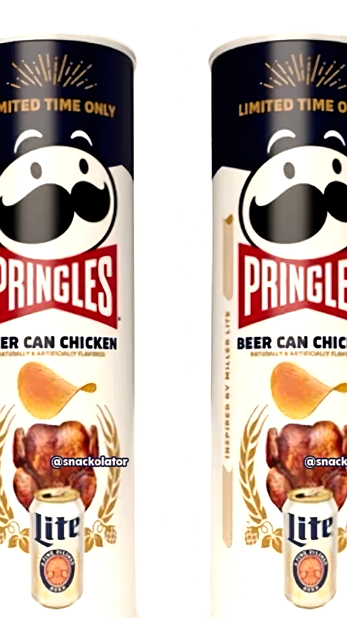 Pringles и Miller Lite представляют новый вкус чипсов 'Beer Can Chicken'