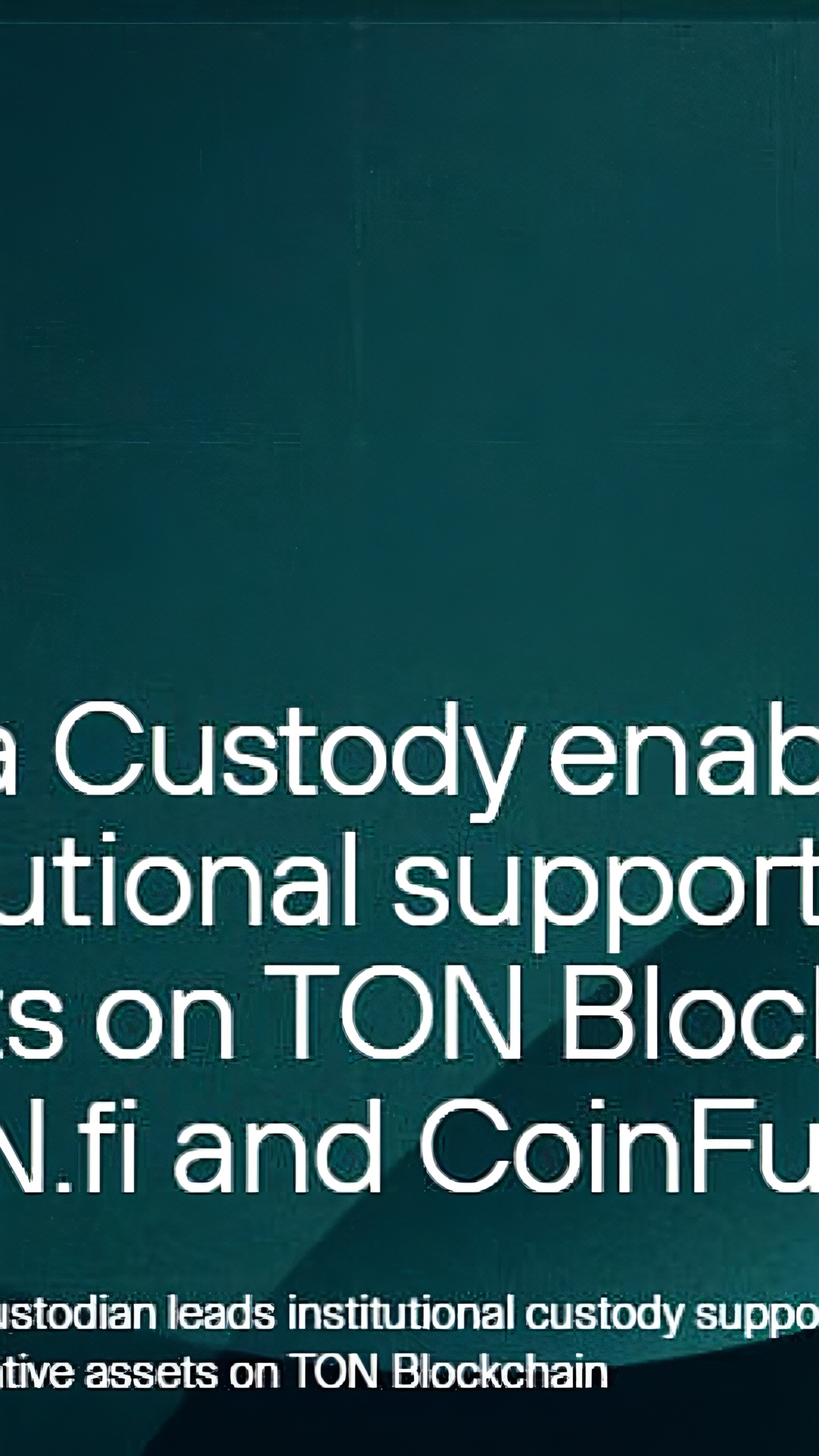 Zodia Custody запускает поддержку токенов TON Jetton