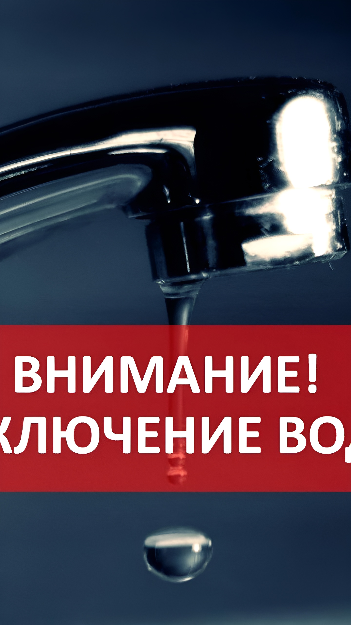 Отключение водоснабжения в пос. Фабричное из-за аварии на водоводе