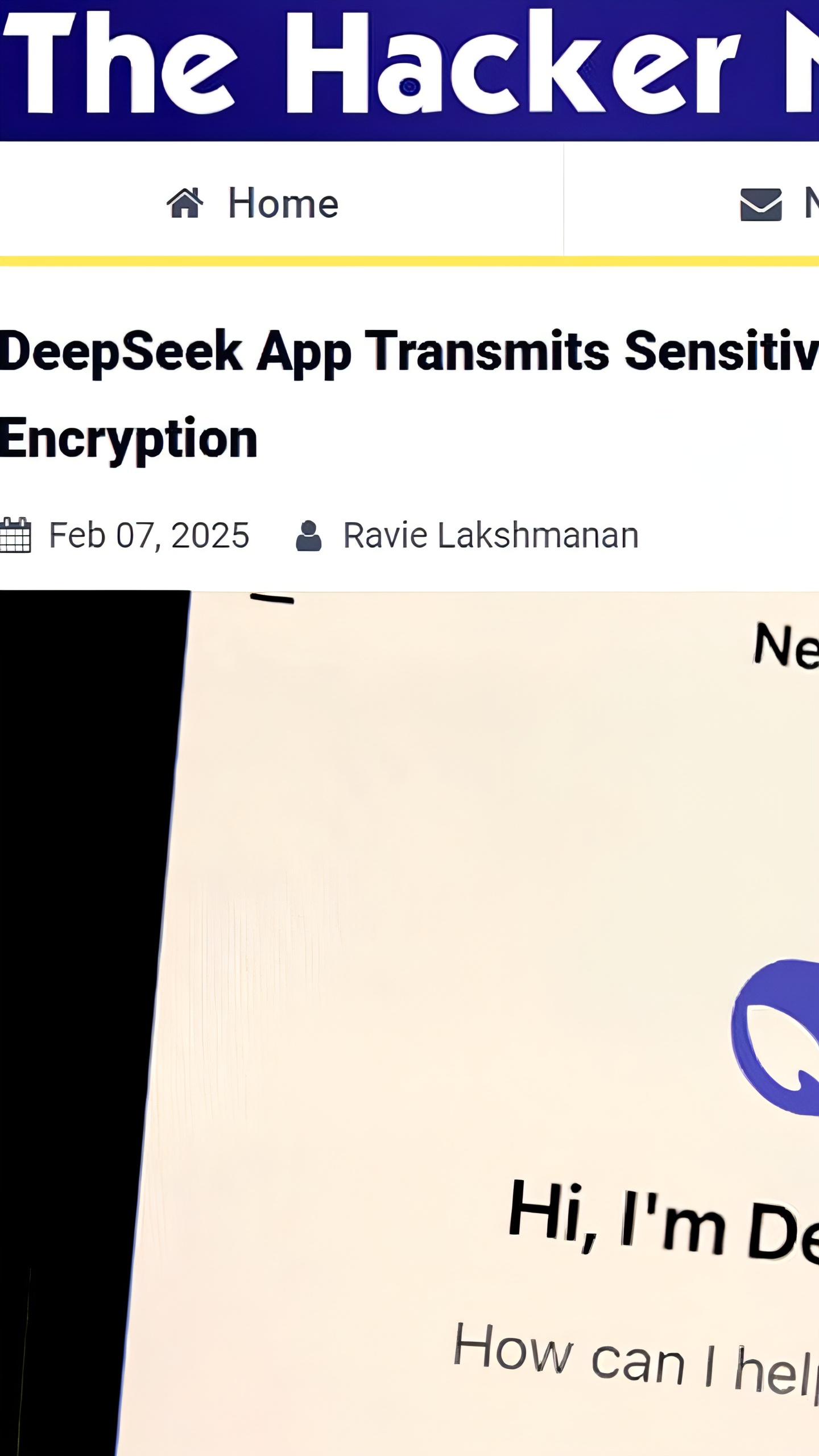 Уязвимости в iOS-приложении DeepSeek ставят под угрозу безопасность пользователей