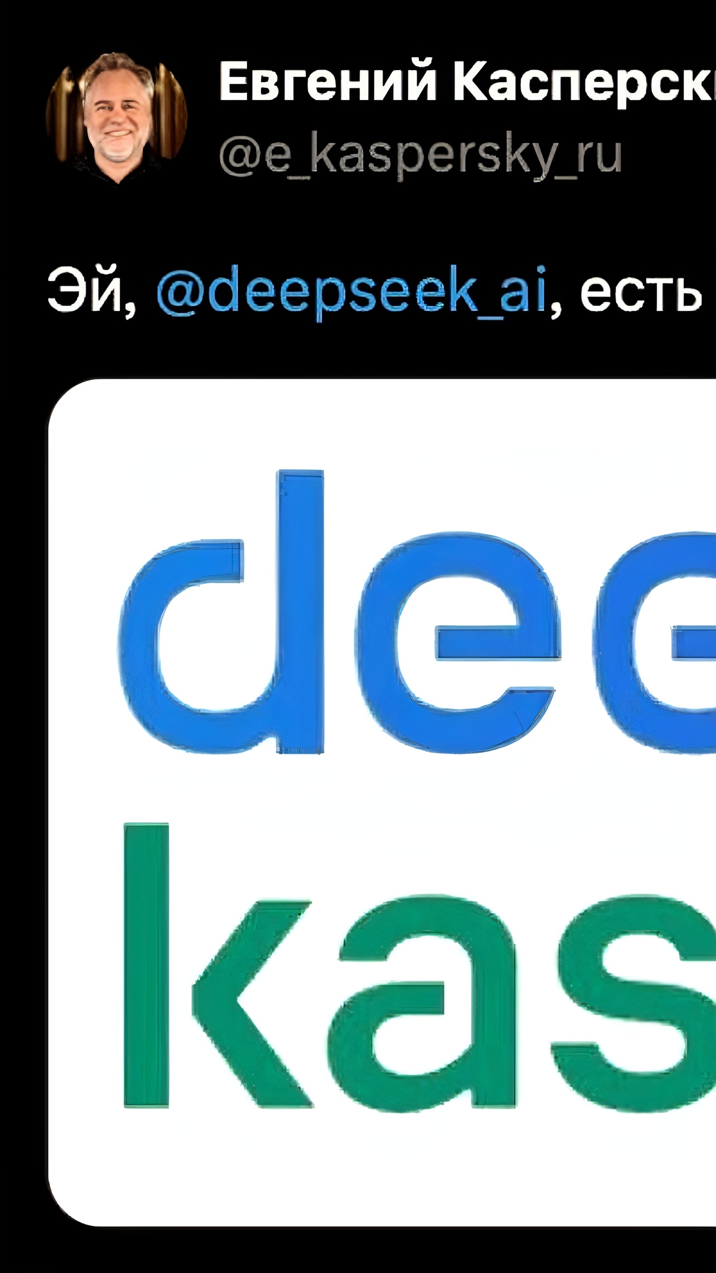 CEO Kaspersky указывает на сходство логотипов DeepSeek и Kaspersky