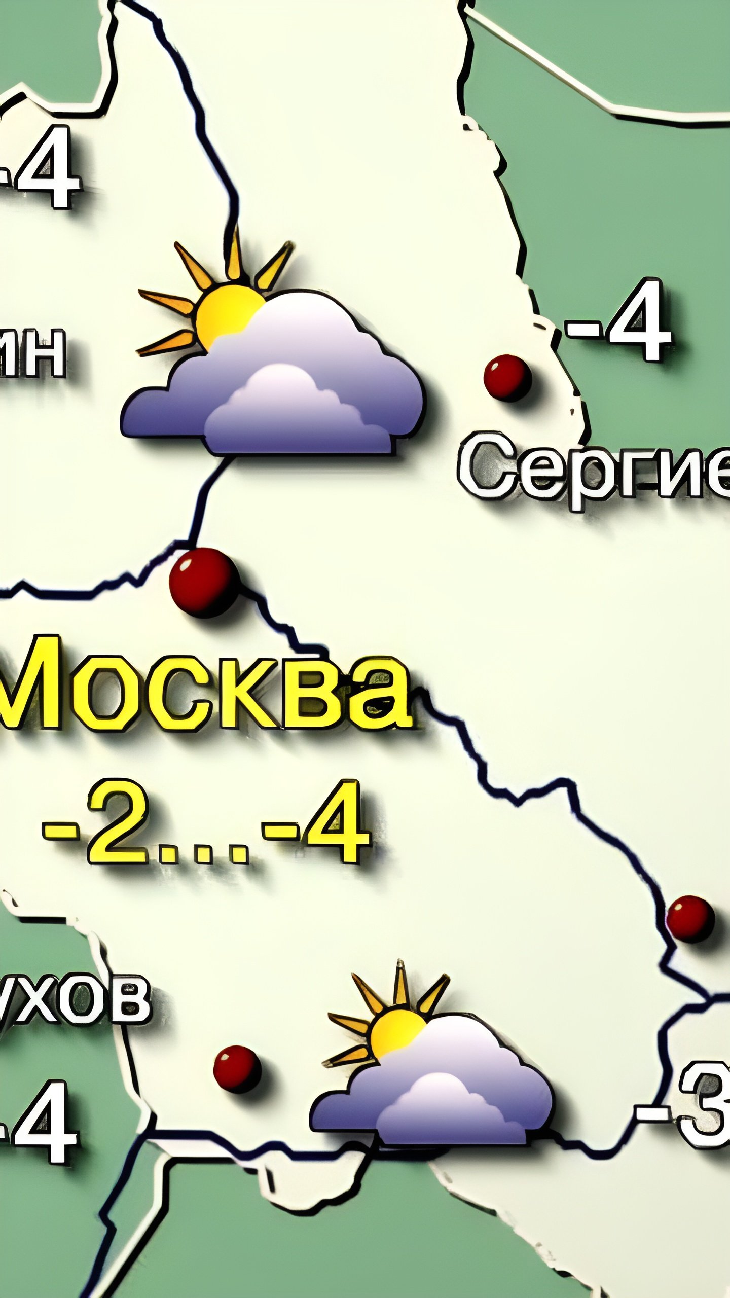 Облачная погода без осадков ожидается в Санкт-Петербурге и Москве 10 февраля