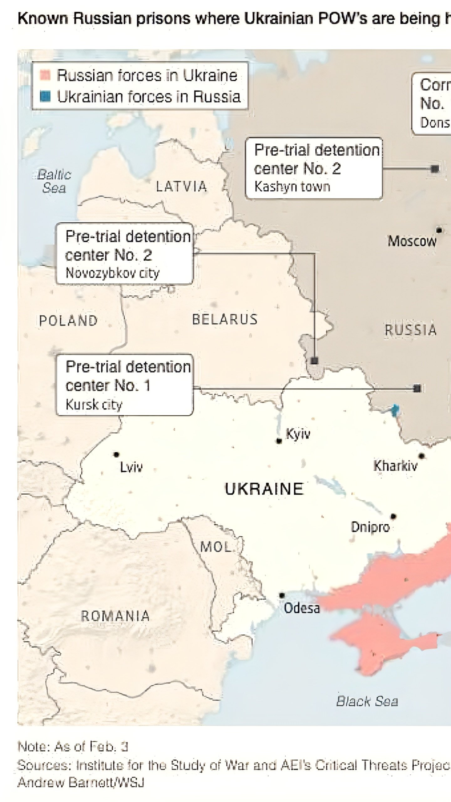 WSJ: Указания ФСИН на применение насилия к украинским пленным