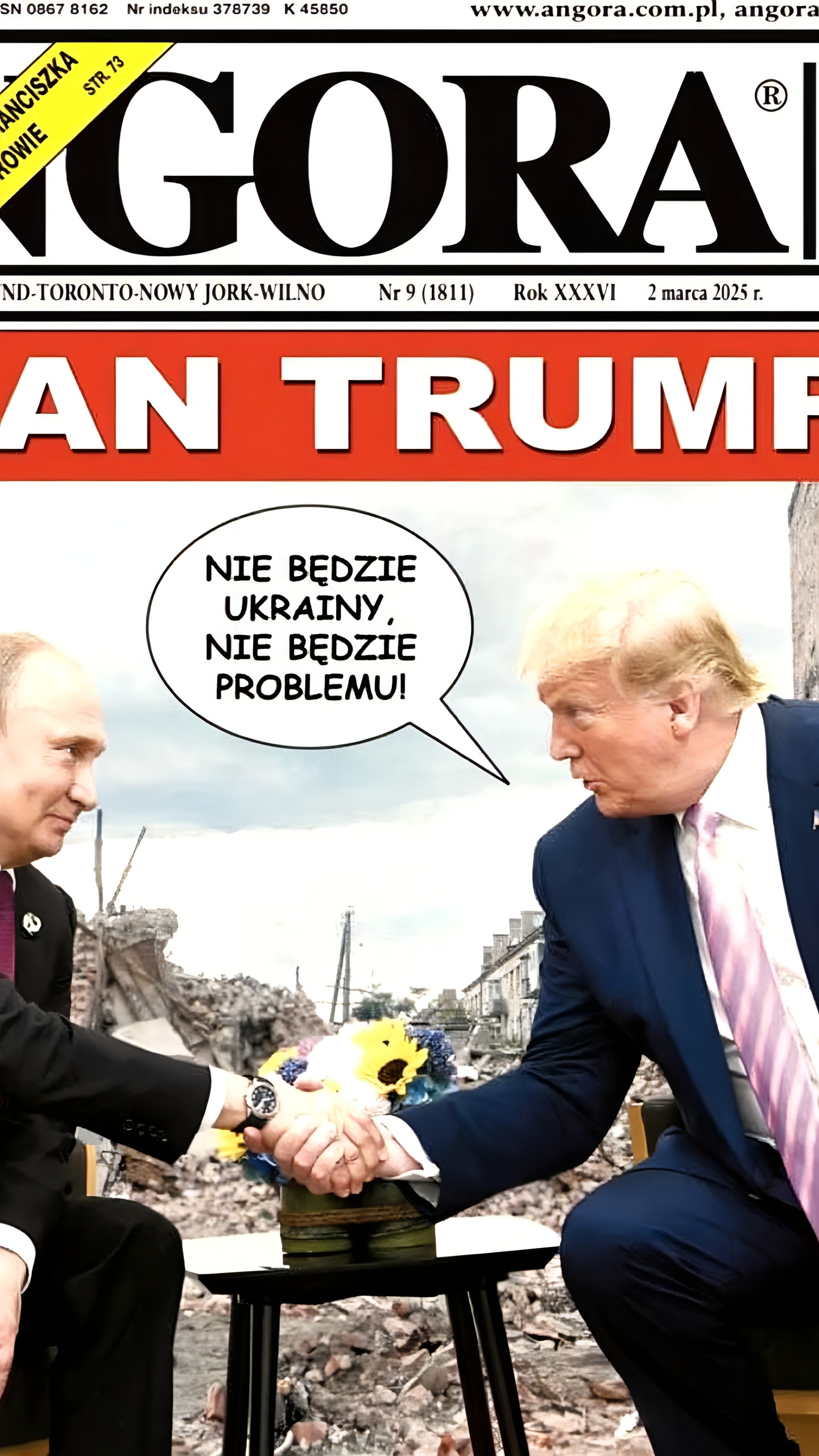 Польский еженедельник Angora анализирует возможный план Трампа касательно Украины