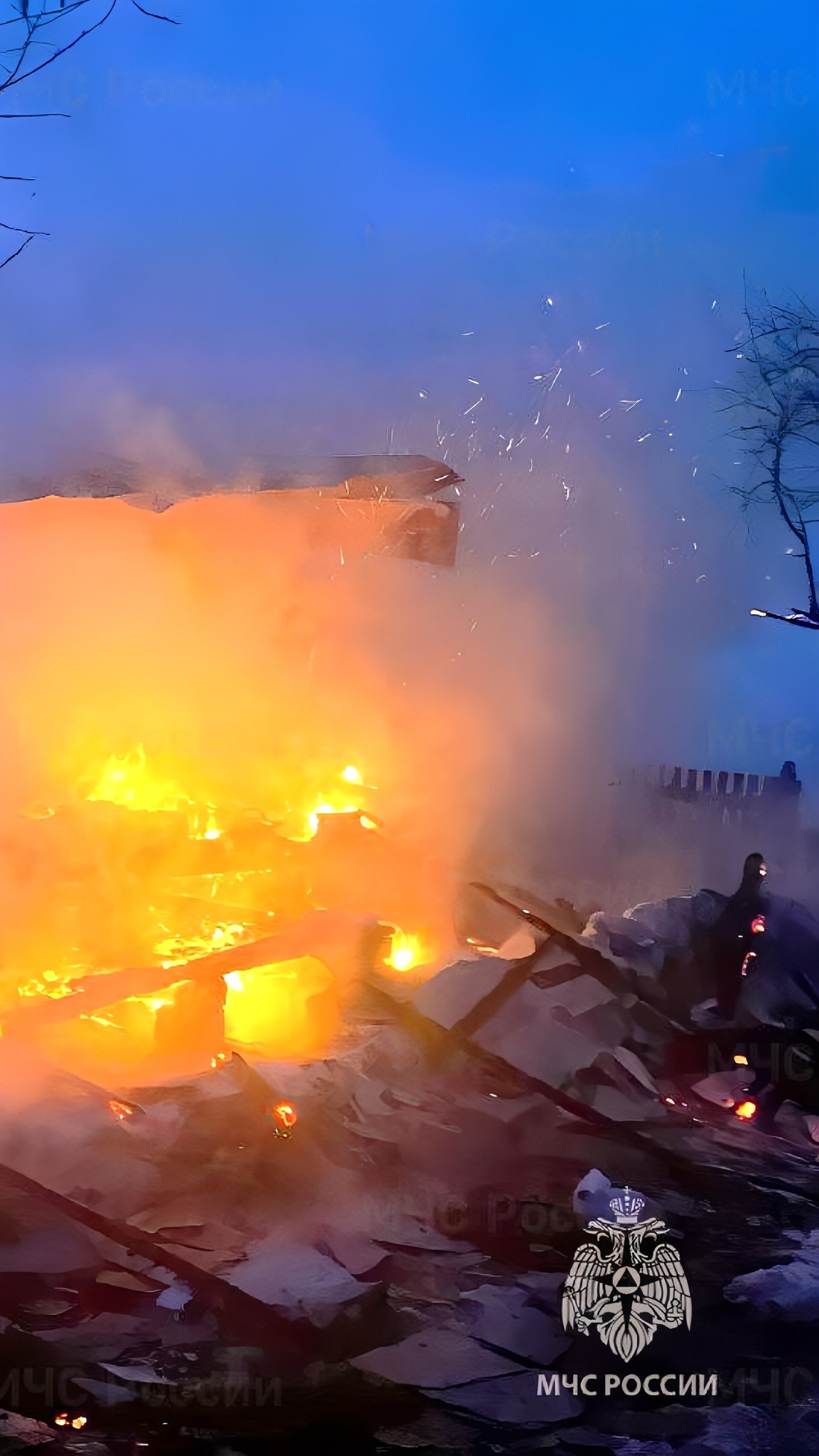 Пожар в Брянске унес жизнь пожилого мужчины