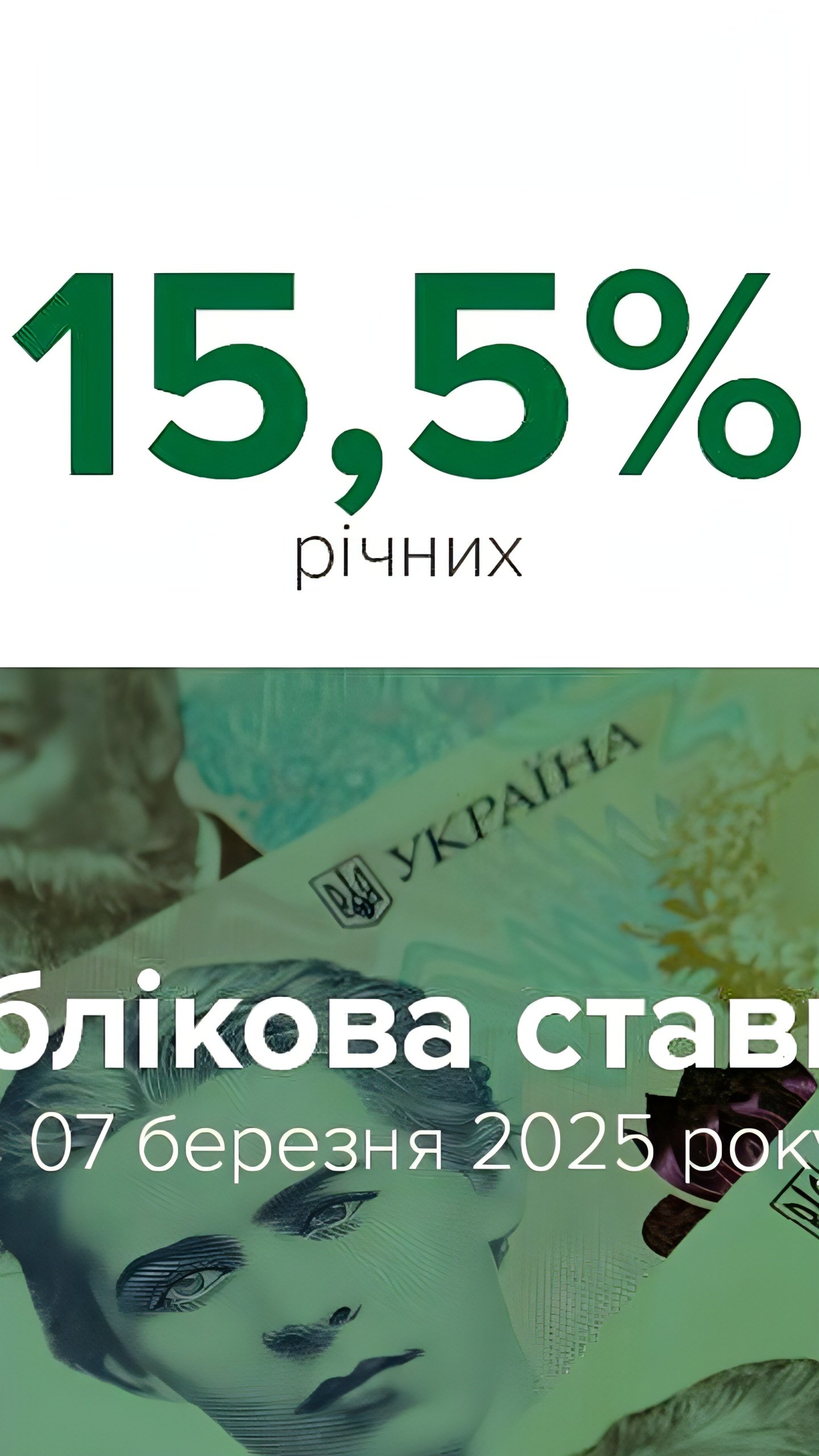 НБУ повышает учетную ставку до 15,5% для стабилизации экономики