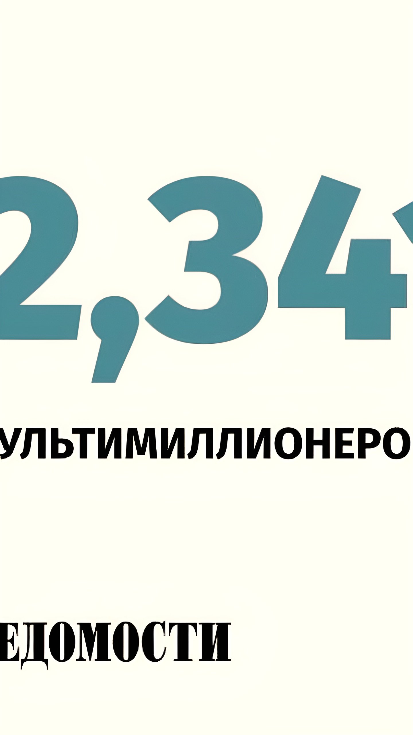 Число мультимиллионеров выросло на 4,4% в 2024 году, согласно отчету Knight Frank