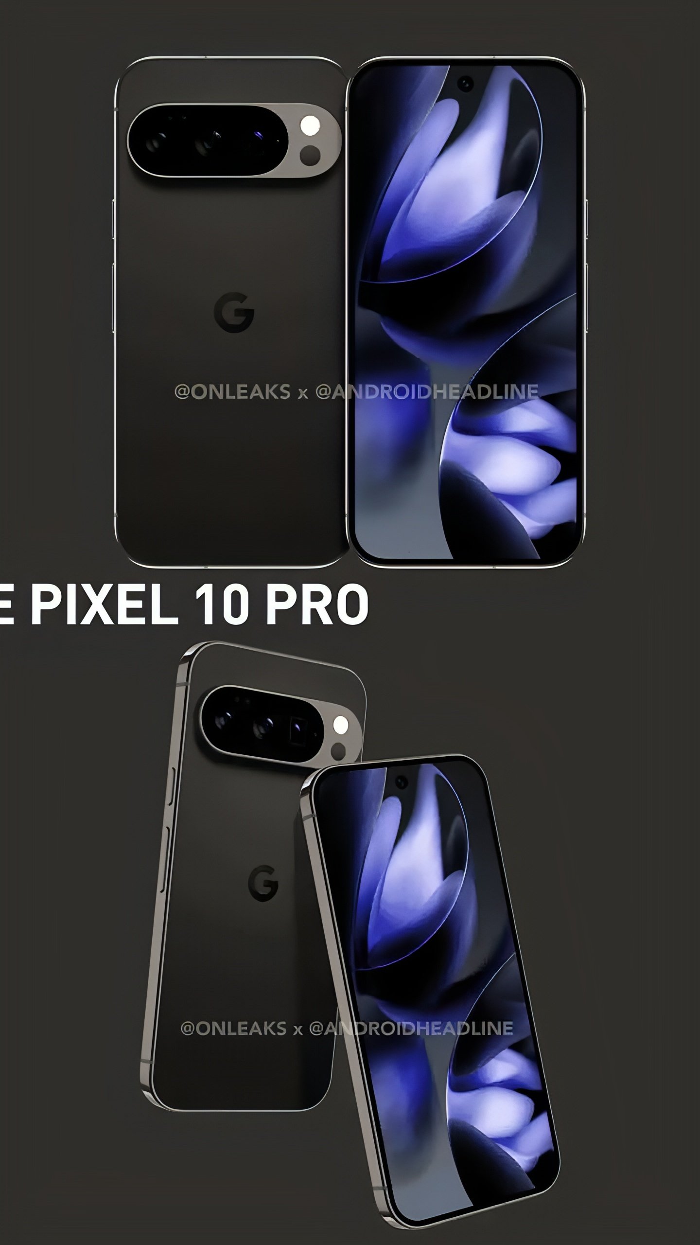 Утечка рендеров Google Pixel 10 и 10 Pro: минимальные изменения в дизайне