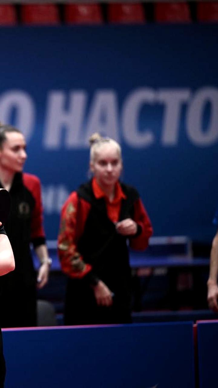 Женская сборная Татарстана выиграла чемпионат России по настольному теннису