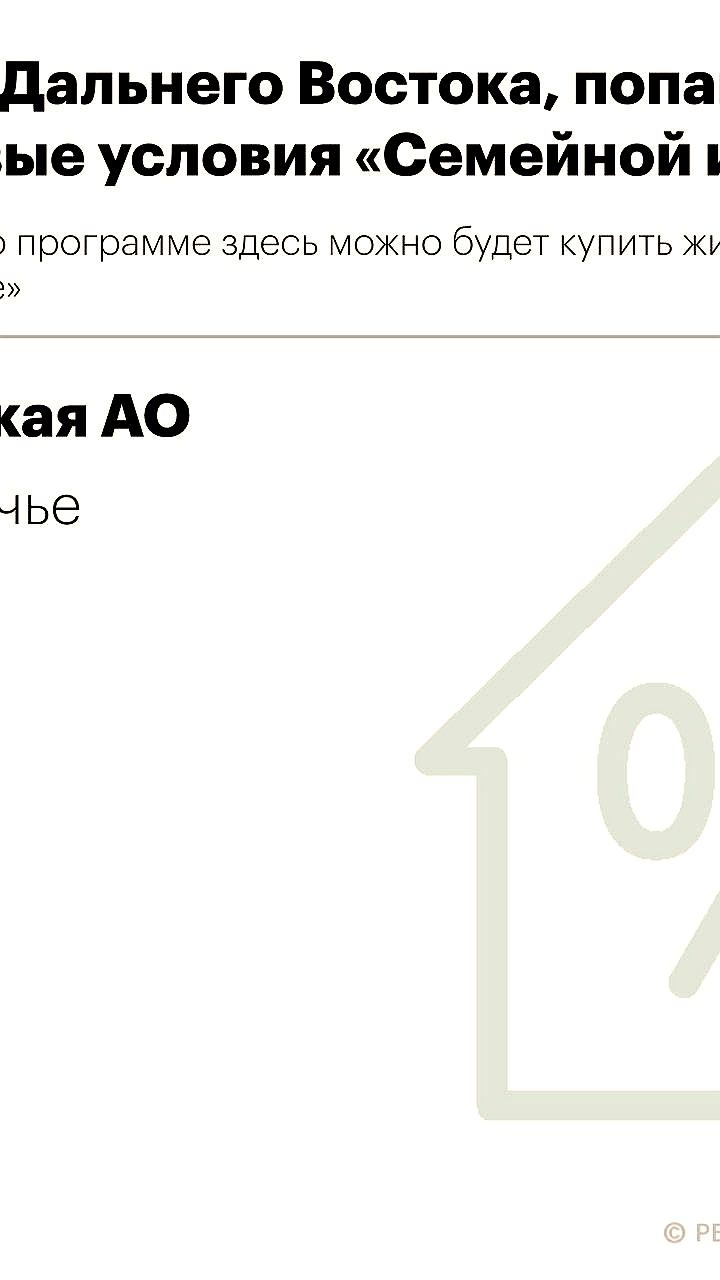 Сахалинская область лидирует по количеству городов для семейной ипотеки на вторичное жилье